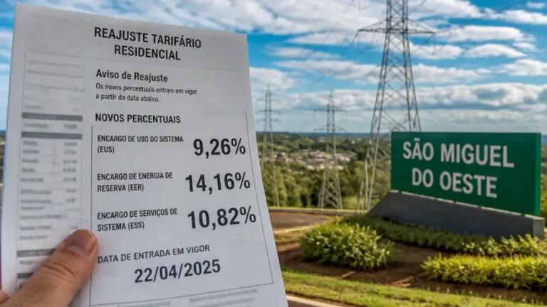 Aneel aprova reajuste médio de 10,82% nas tarifas da Celesc em Santa Catarina