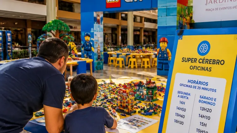 Aracaju recebe último fim de semana do Lego® City com oficinas do Super Cérebro