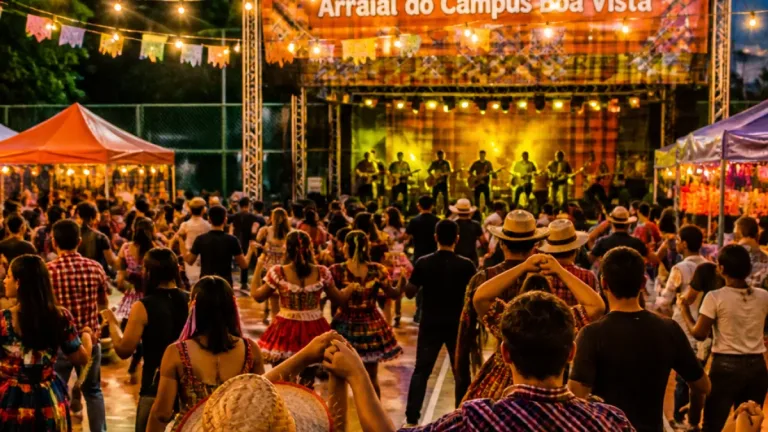 Arraial no Campus Boa Vista reúne quadrilha, shows e arrecadação para formaturas