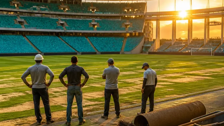Bahia e Arena Fonte Nova entram em conflito por manutenção do gramado; clube se exime de responsabilidade