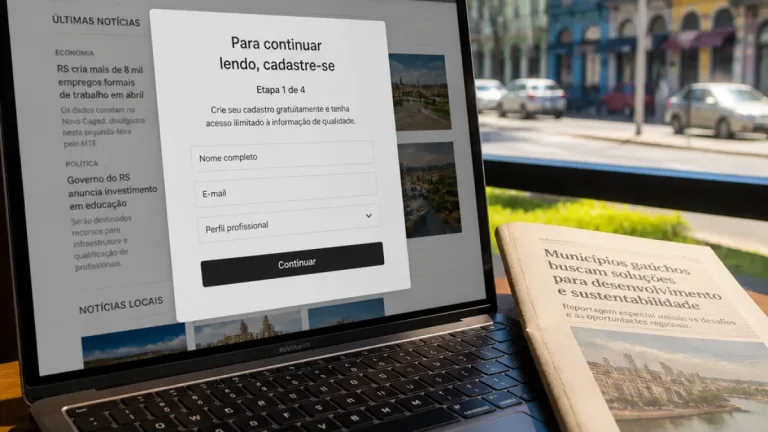 Barreira de acesso: cadastro e paywall do Jornal do Comércio dificultam leitura de pautas locais