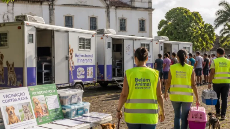 Belém: programa itinerante oferece atendimento veterinário gratuito no Jurunas até sexta-feira