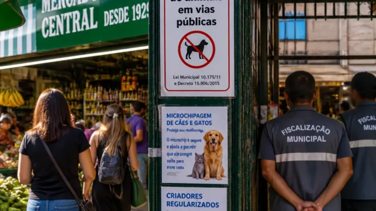 Belo Horizonte aprova projeto que proíbe venda de animais no Mercado Central e vias públicas