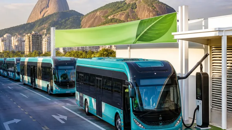 BNDES libera R$329 milhões para projeto de eletrificação da frota de ônibus do Rio de Janeiro