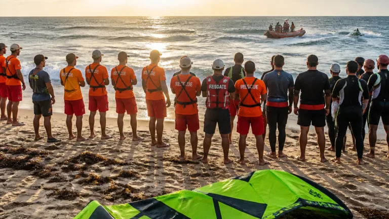 Buscas por kitesurfista desaparecido mobilizam equipes na Praia de São Luís