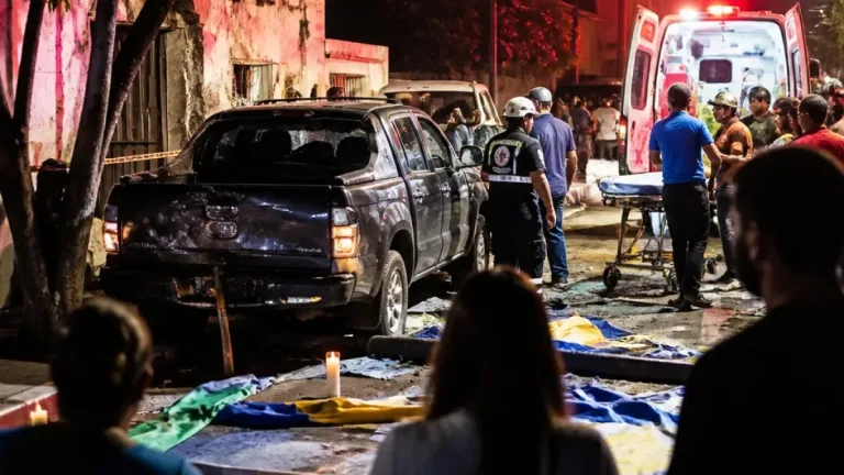 Caminhonete atinge fiéis em Marcha para Jesus em Terra Santa; idosa morre e 11 ficam feridos