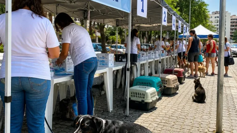 Campanha antirrábica em Juiz de Fora vacina mais de 36 mil cães e gatos; segunda etapa será em 7/11