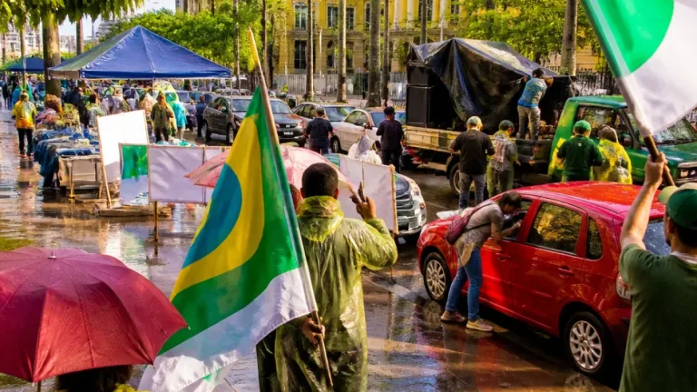Campanha ao governo do RS estreia sob chuva; candidatos mantêm atos e mobilização em Porto Alegre
