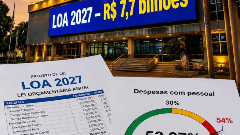 Campo Grande discute LOA 2027 de R$ 7,7 bilhões com gastos de pessoal próximos ao limite legal