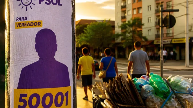 Catador de recicláveis e candidato do PSOL, Wallk Nascimento disputa vaga na Assembleia do Piauí