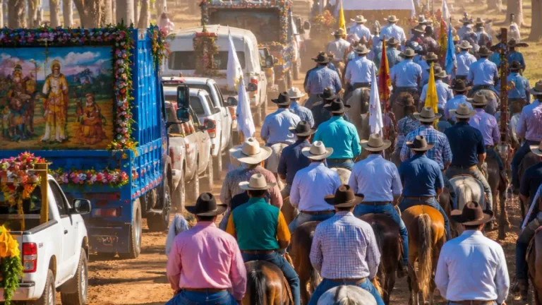 Cavalgada e procissão de caminhoneiros marcam encerramento do Mato Grosso AgroFestival