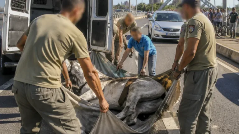 Cavalo atropelado na Avenida Centenário mobiliza atendimento veterinário em Belém