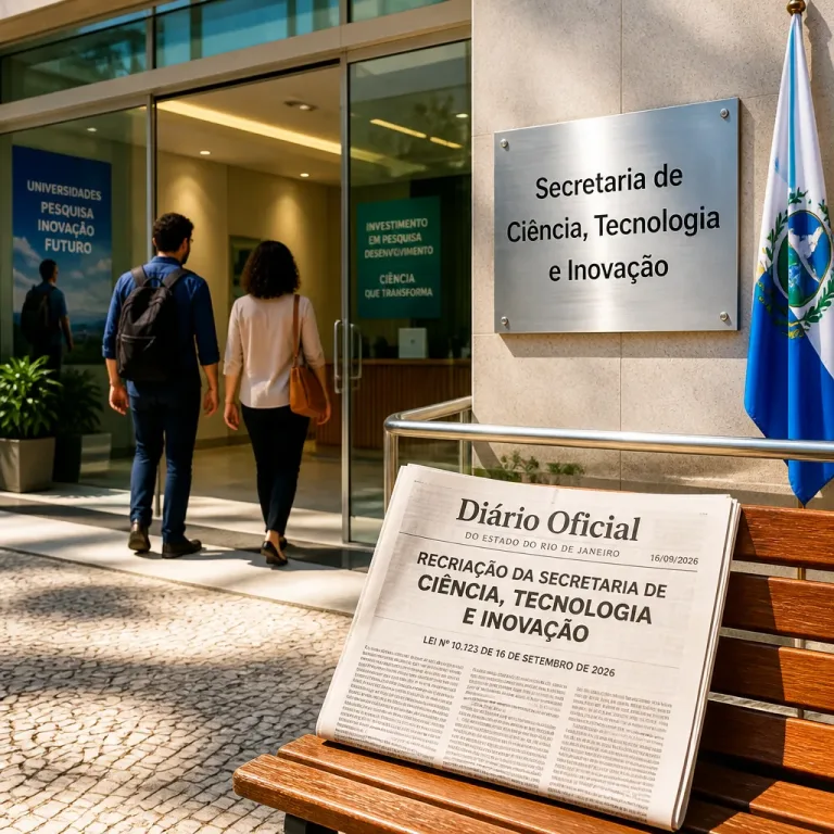 Rio recria Secretaria de Ciência, Tecnologia e Inovação e nomeia ex-reitor da UFF