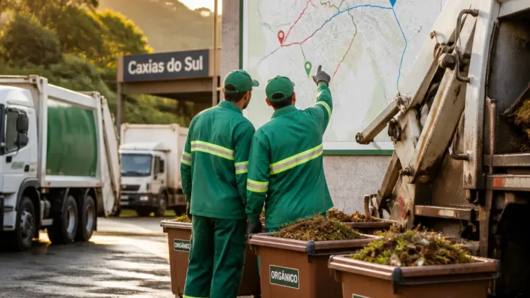 Codeca muda roteirização da coleta orgânica em Caxias do Sul para equilibrar rotas e reduzir deslocamentos