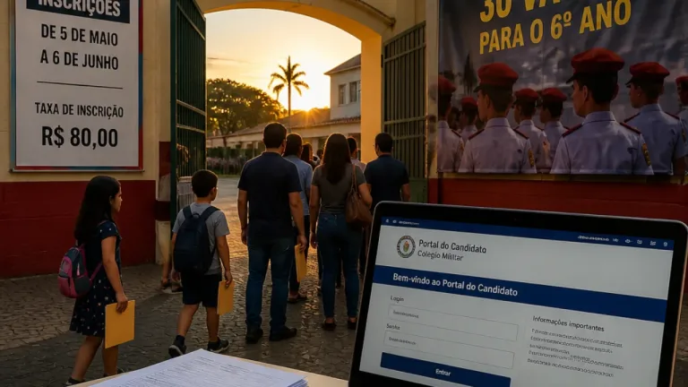 Colégio Militar de Juiz de Fora abre seleção para 30 vagas do 6º ano em 2027