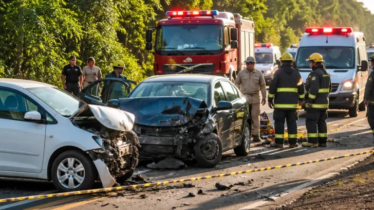 Colisão frontal na PRC-280 deixa quatro mortos e dois feridos em Palmas
