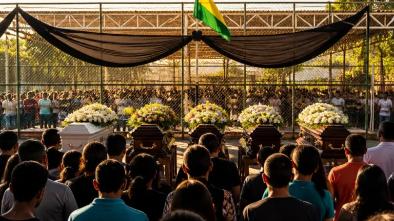 Comunidade de Acrelândia se reúne para velório das cinco vítimas de acidente; prefeitura decreta luto