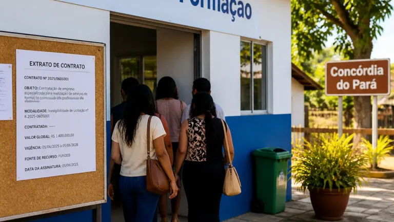 Concórdia do Pará aluga imóvel por R$ 204 mil para criar Centro de Formação de professores