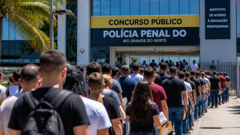 Concurso da Polícia Penal do RN soma 40.080 inscritos para 260 vagas, confirma governo