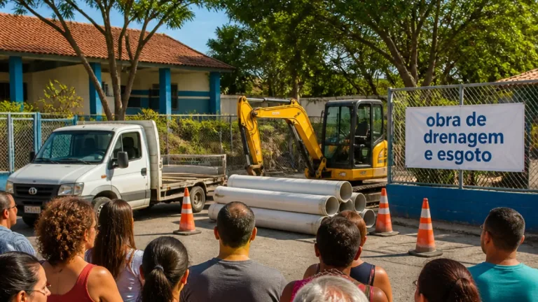 Contagem autoriza obra de R$ 270 mil em drenagem e esgoto nos conjuntos Águia Dourada e Morada Nova