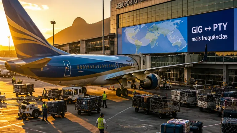Copa aumenta voos entre Galeão e Cidade do Panamá; ligação chega a 24 frequências semanais