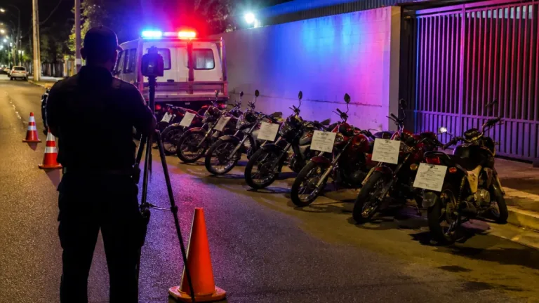 Cuiabá intensifica fiscalização e apreende sete motocicletas por ruído e irregularidades
