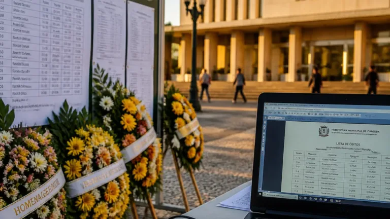 Curitiba: lista de falecimentos divulgada com locais e horários de sepultamento