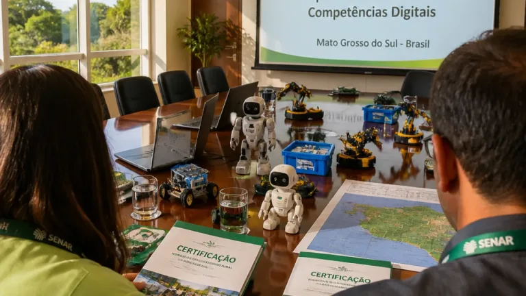 Curso de Robótica do Senar/MS é incluído em mapeamento nacional da Unesco e Anatel