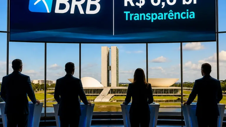 Debate em Brasília foca crise do BRB e candidatos pressionam governadora Celina Leão