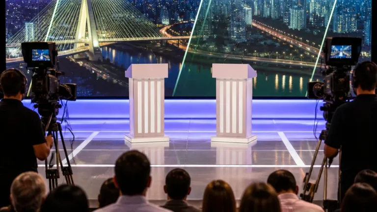 Debate em SP evidencia estratégias de Tarcísio e Haddad com foco em segurança e obras