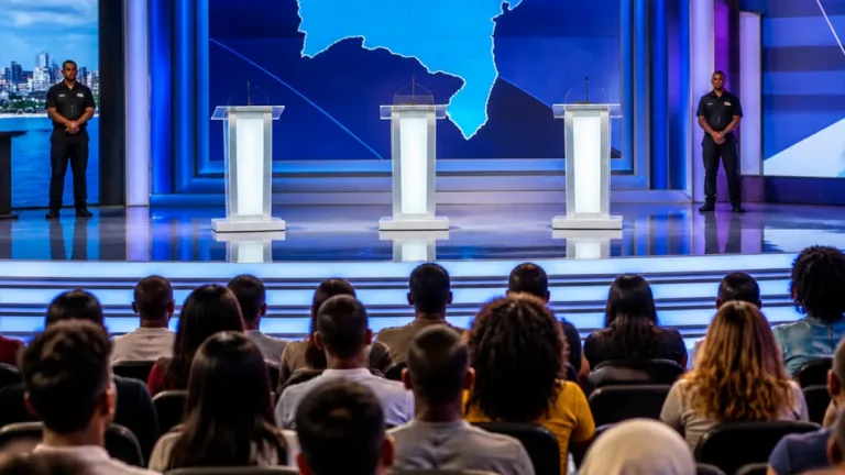 Debate na TV em Salvador coloca Jerônimo e ACM Neto frente a frente; segurança e feminicídio dominam