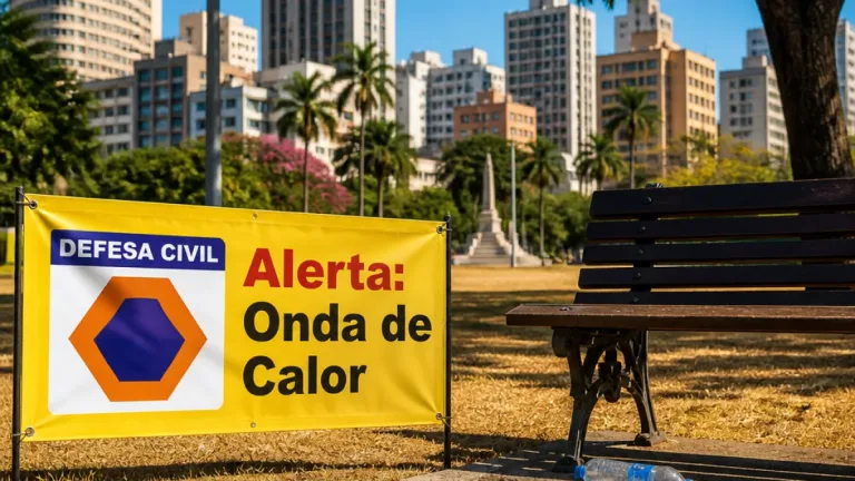 Defesa Civil alerta para onda de calor em Belo Horizonte com temperaturas de até 33°C