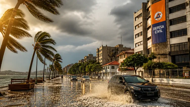 Defesa Civil de SC alerta para temporais com vento e granizo entre sexta e sábado