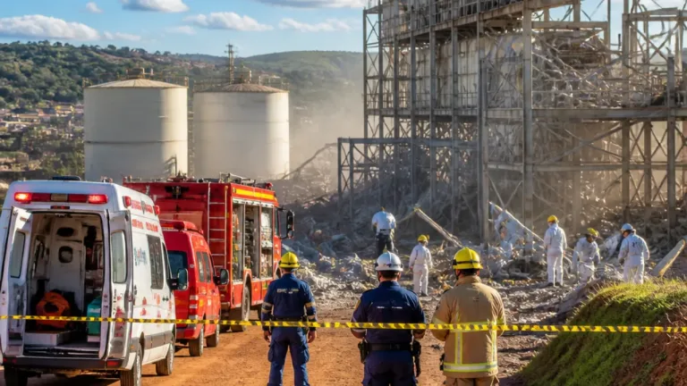 Desabamento em mineradora de Arcos deixa um morto e três feridos; perícia abriu investigação