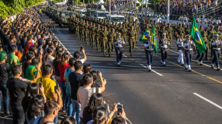 Desfile de 7 de Setembro mobiliza cerca de 40 mil pessoas na Avenida Marechal Castelo Branco, em Teresina