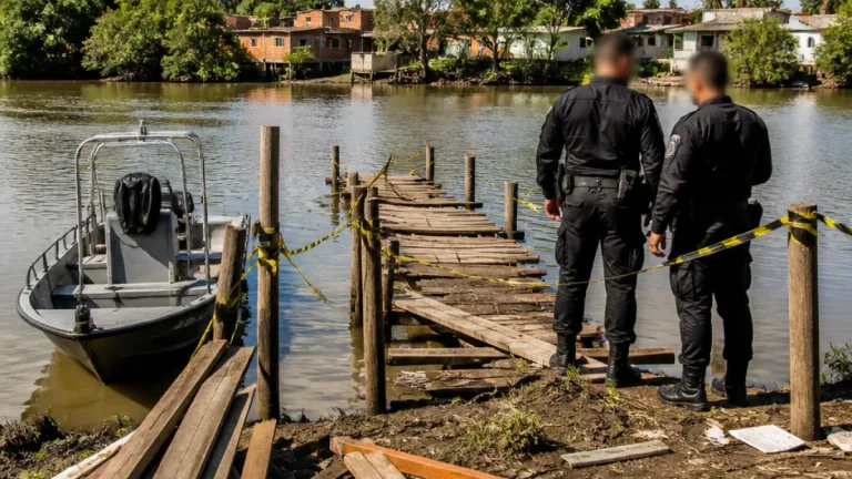 Disputa pelo controle do Pantanal leva criminosos a usar cais improvisado em Duque de Caxias