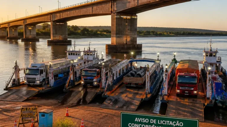 DNIT anuncia edital para nova ponte da BR-235 em Pedro Afonso; quatro balsas serão disponibilizadas
