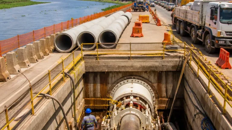 Duque de Caxias inicia obra para interromper despejo de 29 milhões de litros de esgoto por dia