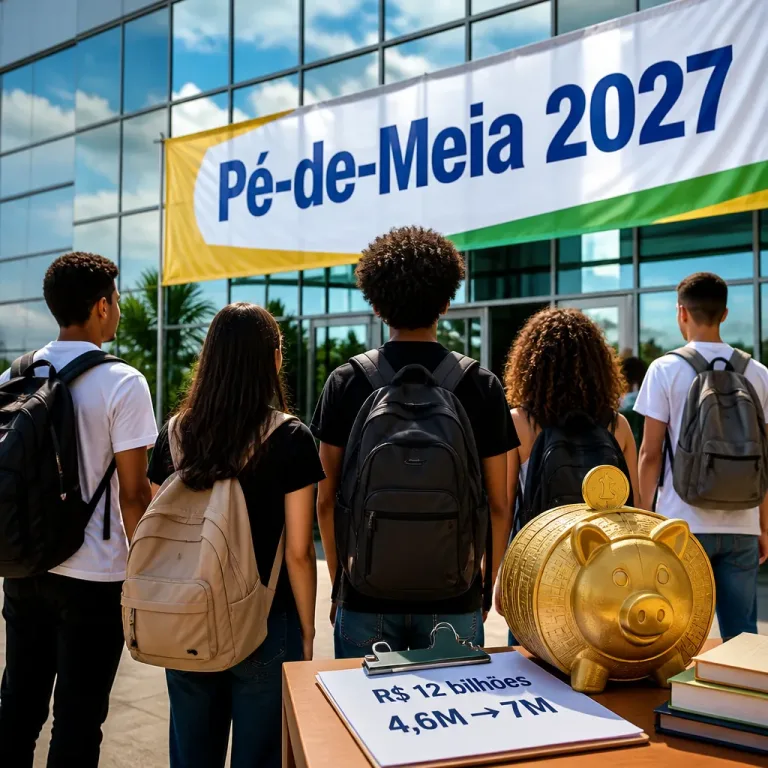 Governo anuncia estudo para universalizar Pé-de-Meia em 2027; ampliação mira 7 milhões de jovens