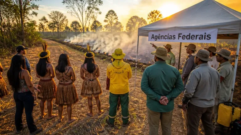 El Niño altera práticas agrícolas em terras indígenas de Roraima e impulsiona treinamentos contra incêndios