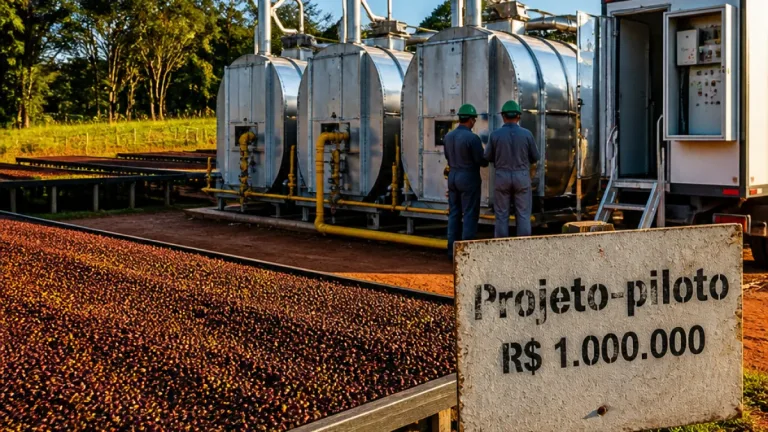 Espírito Santo testa gás natural para secagem de café em projeto-piloto de R$ 1 milhão