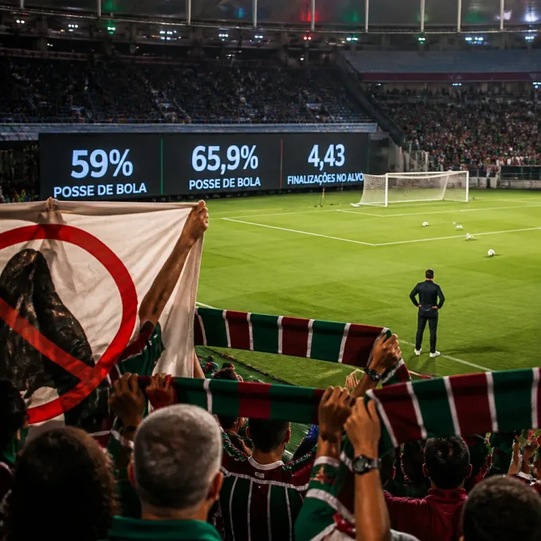Fluminense mantém domínio de posse, mas finalizações no gol desabam após a Copa do Mundo
