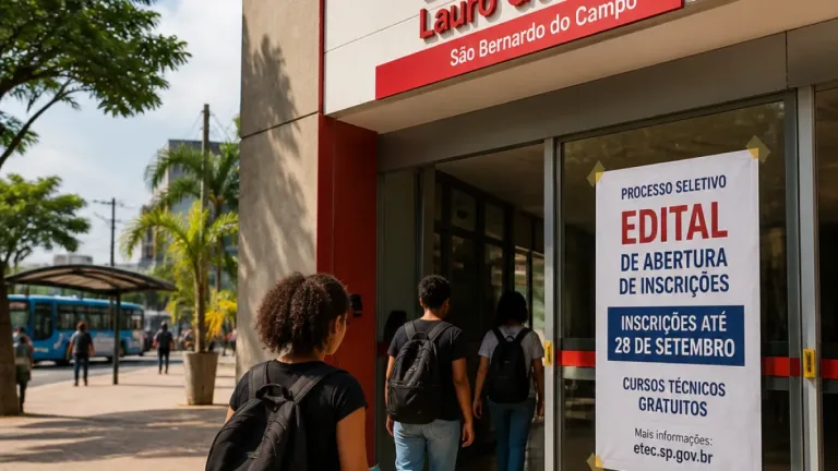 Etec de São Bernardo do Campo abre seleção para cadastro reserva de professores técnicos
