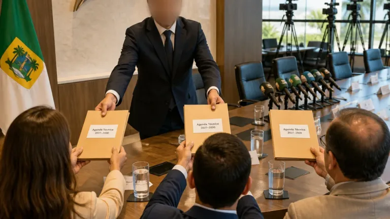 Fecomércio RN reúne três candidatos e entrega agenda técnica de desenvolvimento econômico