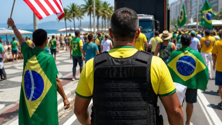 Flávio Bolsonaro lança campanha no Rio com colete à prova de balas e discurso duro contra Lula