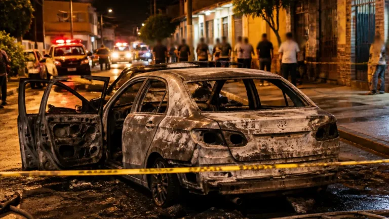 Fortaleza: policial militar é encontrado carbonizado dentro de carro incendiado na Grande Fortaleza