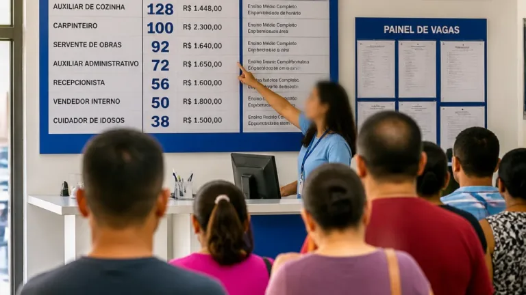 Funsat oferece 948 vagas de emprego em Campo Grande; 653 sem exigência de experiência