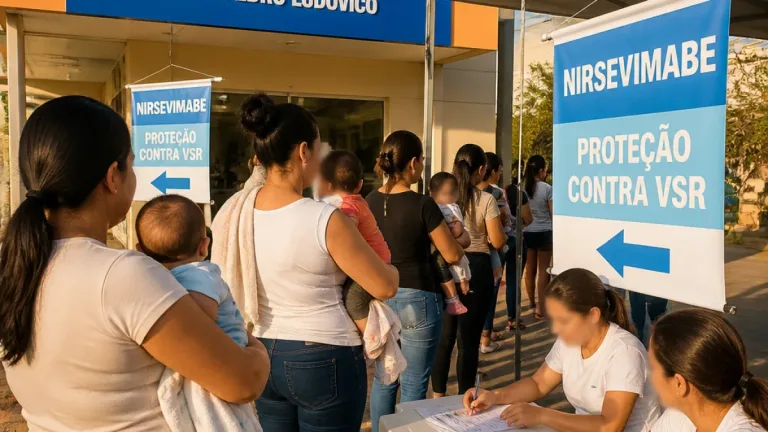Goiânia mantém proteção contra VSR para crianças de risco e amplia alerta sazonal