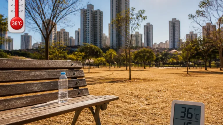 Goiânia terá calor intenso e ar muito seco: máxima de 36°C e umidade em 15%