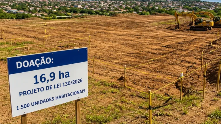 Governo de MS propõe doação de 16,9 ha a Corumbá para 1,5 mil moradias